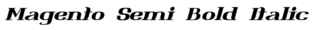 Magento Semi Bold Italic image